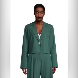 Ganni Dark Green Trousers and blazer